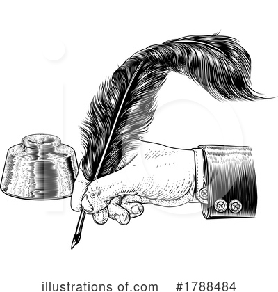 Feather Quill Clipart #1788484 by AtStockIllustration