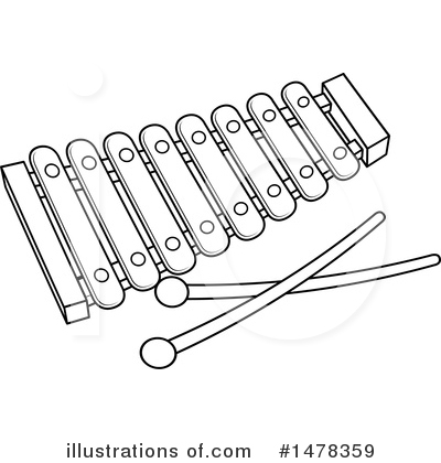 Royalty-Free (RF) Xylophone Clipart Illustration by Lal Perera - Stock Sample #1478359
