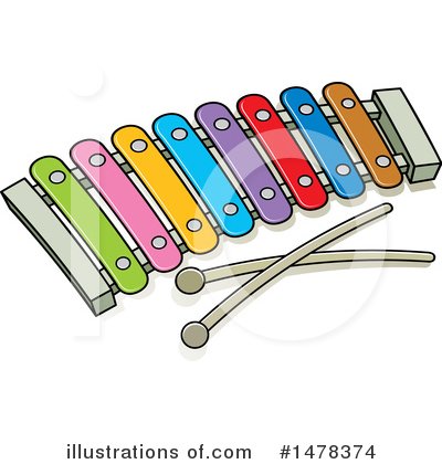 Royalty-Free (RF) Xylophone Clipart Illustration by Lal Perera - Stock Sample #1478374