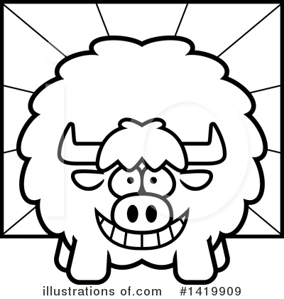 Yak Clipart #1419909 by Cory Thoman