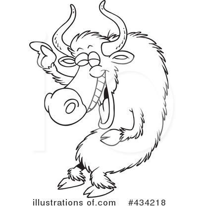 Yak Clipart #434218 by toonaday