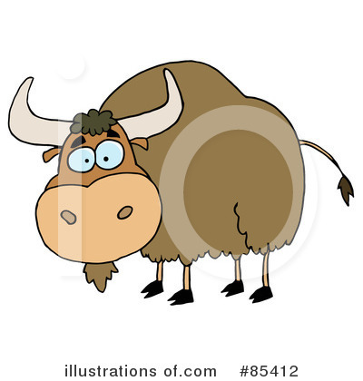Yak Clipart #85412 by Hit Toon