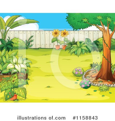 Yard Clipart #1158843 - Illustration by Graphics RF