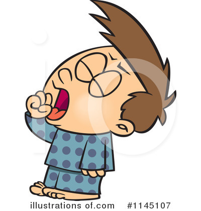 Royalty-Free (RF) Yawning Clipart Illustration by toonaday - Stock Sample #1145107