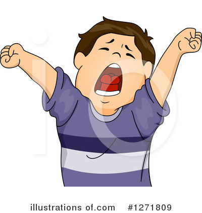 Royalty-Free (RF) Yawning Clipart Illustration by BNP Design Studio - Stock Sample #1271809
