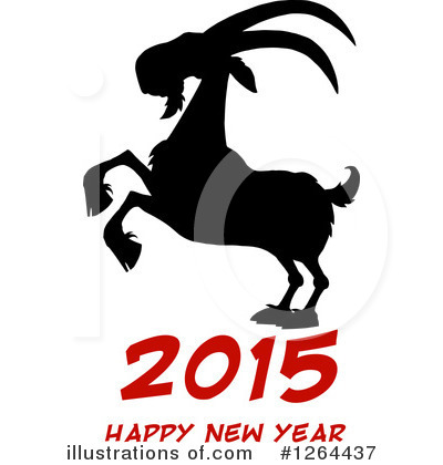 Year Of The Goat Clipart #1264437 by Hit Toon