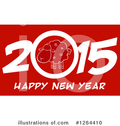 Royalty-Free (RF) Year Of The Sheep Clipart Illustration by Hit Toon - Stock Sample #1264410