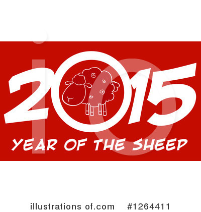 Year Of The Goat Clipart #1264411 by Hit Toon