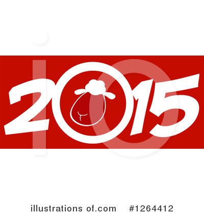 Year Of The Sheep Clipart #1264412 by Hit Toon