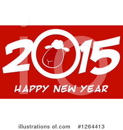 Royalty-Free (RF) Year Of The Sheep Clipart Illustration by Hit Toon - Stock Sample #1264413