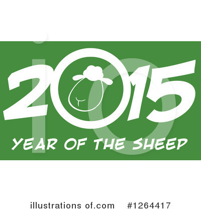 Royalty-Free (RF) Year Of The Sheep Clipart Illustration by Hit Toon - Stock Sample #1264417