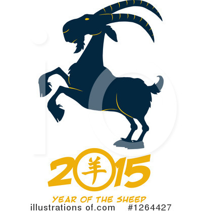 Year Of The Goat Clipart #1264427 by Hit Toon