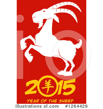 Year Of The Goat Clipart #1264429 by Hit Toon