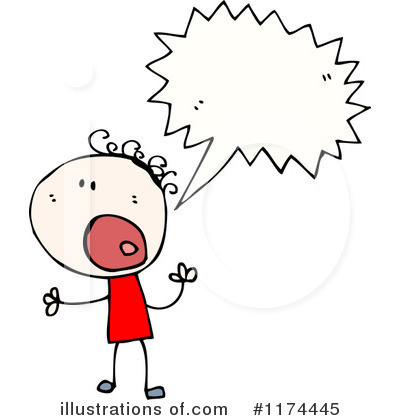 Royalty-Free (RF) Yelling Clipart Illustration by lineartestpilot - Stock Sample #1174445