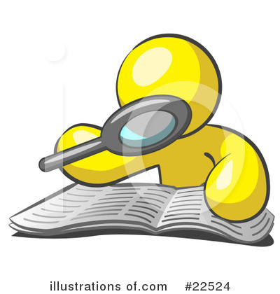 Royalty-Free (RF) Yellow Collection Clipart Illustration by Leo Blanchette - Stock Sample #22524