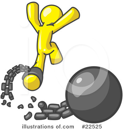 Royalty-Free (RF) Yellow Collection Clipart Illustration by Leo Blanchette - Stock Sample #22525