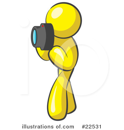 Royalty-Free (RF) Yellow Collection Clipart Illustration by Leo Blanchette - Stock Sample #22531
