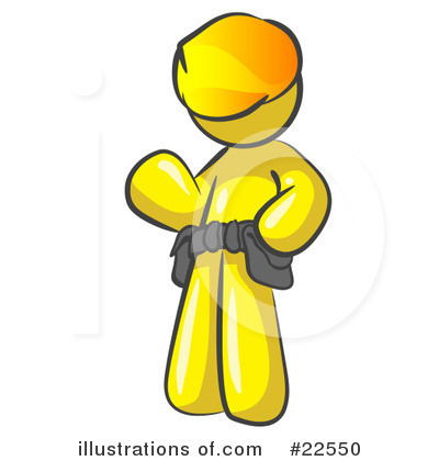 Royalty-Free (RF) Yellow Collection Clipart Illustration by Leo Blanchette - Stock Sample #22550