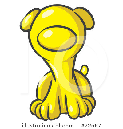 Royalty-Free (RF) Yellow Collection Clipart Illustration by Leo Blanchette - Stock Sample #22567