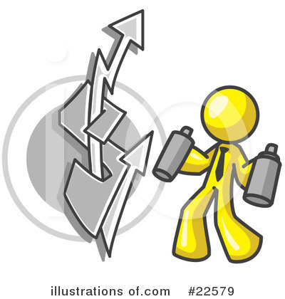 Royalty-Free (RF) Yellow Collection Clipart Illustration by Leo Blanchette - Stock Sample #22579