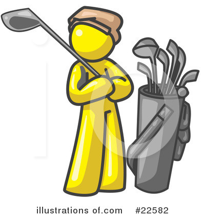 Golfing Clipart #22582 by Leo Blanchette