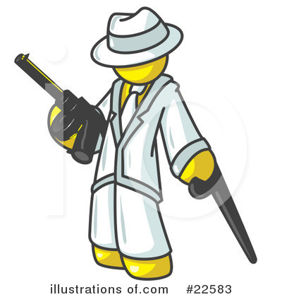 Royalty-Free (RF) Yellow Collection Clipart Illustration by Leo Blanchette - Stock Sample #22583