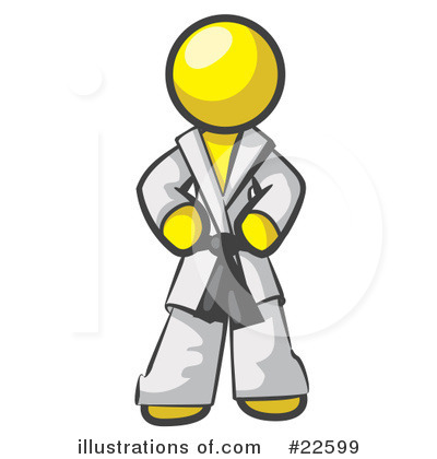 Karate Clipart #22599 by Leo Blanchette