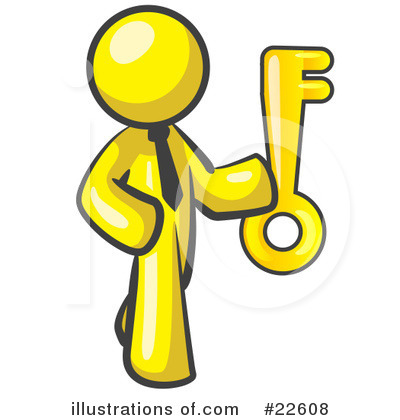 Royalty-Free (RF) Yellow Collection Clipart Illustration by Leo Blanchette - Stock Sample #22608