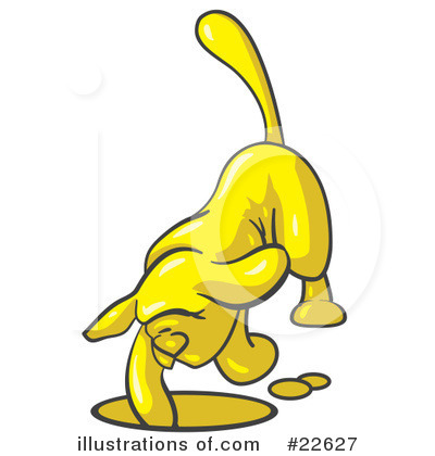 Royalty-Free (RF) Yellow Collection Clipart Illustration by Leo Blanchette - Stock Sample #22627