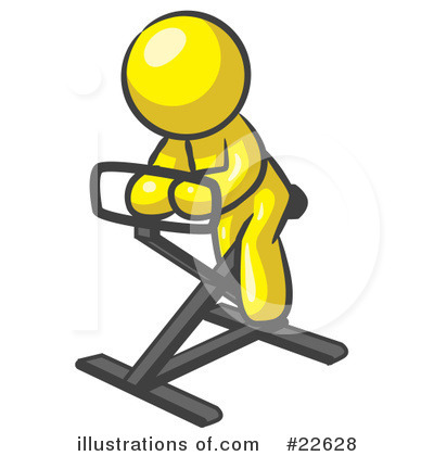 Royalty-Free (RF) Yellow Collection Clipart Illustration by Leo Blanchette - Stock Sample #22628
