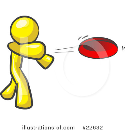 Frisbee Clipart #22632 by Leo Blanchette