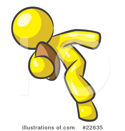 Royalty-Free (RF) Yellow Collection Clipart Illustration by Leo Blanchette - Stock Sample #22635