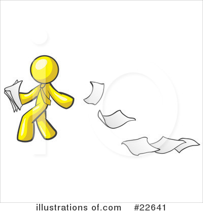 Royalty-Free (RF) Yellow Collection Clipart Illustration by Leo Blanchette - Stock Sample #22641