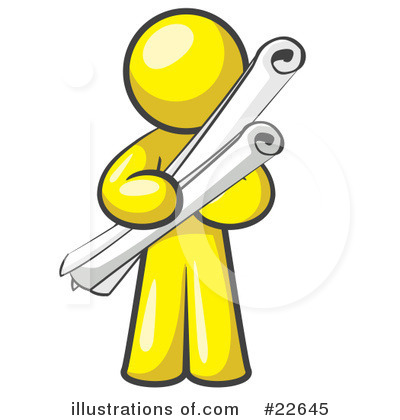 Royalty-Free (RF) Yellow Collection Clipart Illustration by Leo Blanchette - Stock Sample #22645