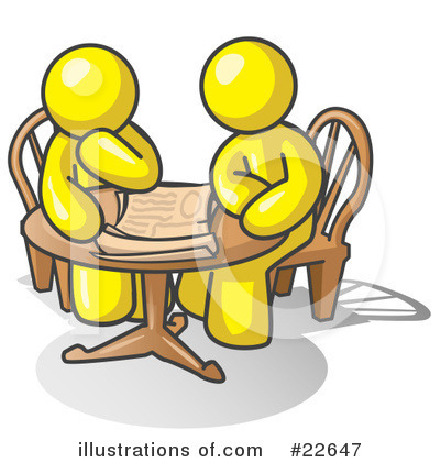 Business Meeting Clipart #22647 by Leo Blanchette