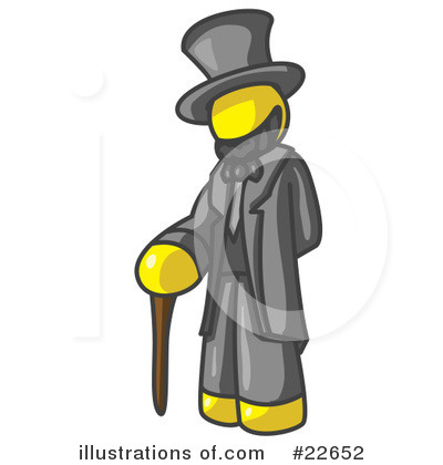 Royalty-Free (RF) Yellow Collection Clipart Illustration by Leo Blanchette - Stock Sample #22652