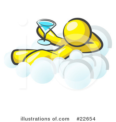 Martinis Clipart #22654 by Leo Blanchette