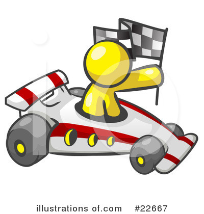 Race Car Clipart #22667 by Leo Blanchette
