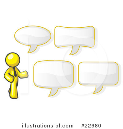 Word Balloon Clipart #22680 by Leo Blanchette