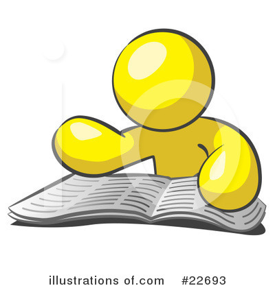 Royalty-Free (RF) Yellow Collection Clipart Illustration by Leo Blanchette - Stock Sample #22693