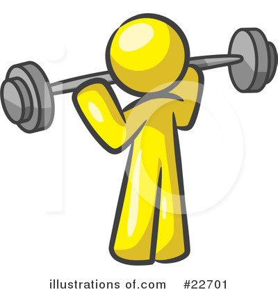 Royalty-Free (RF) Yellow Collection Clipart Illustration by Leo Blanchette - Stock Sample #22701
