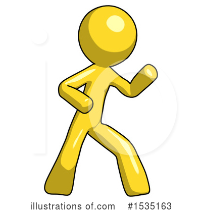 Royalty-Free (RF) Yellow Design Mascot Clipart Illustration by Leo Blanchette - Stock Sample #1535163