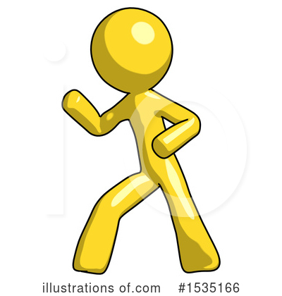 Royalty-Free (RF) Yellow Design Mascot Clipart Illustration by Leo Blanchette - Stock Sample #1535166