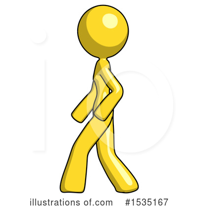 Royalty-Free (RF) Yellow Design Mascot Clipart Illustration by Leo Blanchette - Stock Sample #1535167