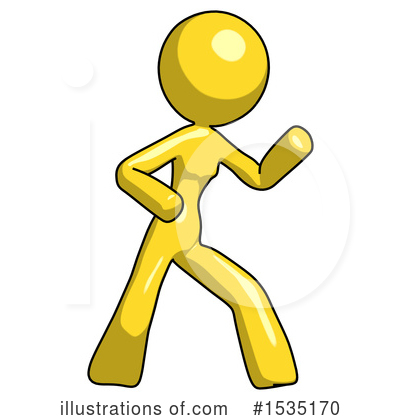 Royalty-Free (RF) Yellow Design Mascot Clipart Illustration by Leo Blanchette - Stock Sample #1535170