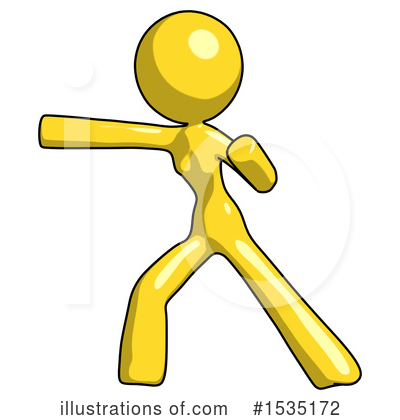 Royalty-Free (RF) Yellow Design Mascot Clipart Illustration by Leo Blanchette - Stock Sample #1535172