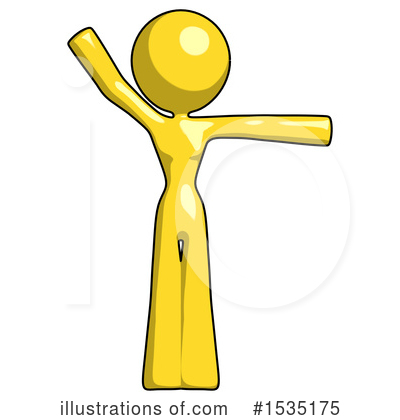 Royalty-Free (RF) Yellow Design Mascot Clipart Illustration by Leo Blanchette - Stock Sample #1535175