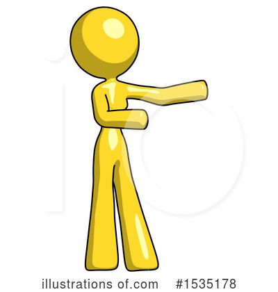 Royalty-Free (RF) Yellow Design Mascot Clipart Illustration by Leo Blanchette - Stock Sample #1535178