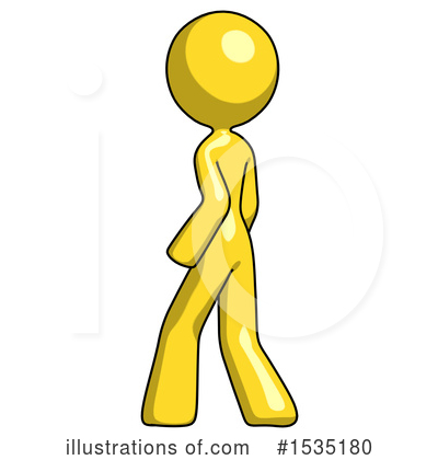 Royalty-Free (RF) Yellow Design Mascot Clipart Illustration by Leo Blanchette - Stock Sample #1535180