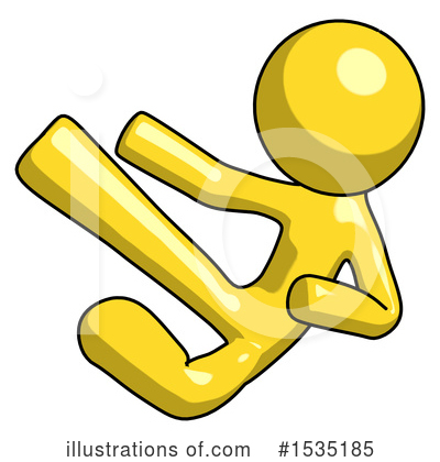 Royalty-Free (RF) Yellow Design Mascot Clipart Illustration by Leo Blanchette - Stock Sample #1535185